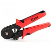 Пресс-клещи КВТ ПКВк-10у для опрессовки наконечников НШВИ 0,25 - 10мм2 квадратный обжим