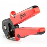 Пресс-клещи КВТ ПКВк-10у для опрессовки наконечников НШВИ 0,25 - 10мм2 квадратный обжим