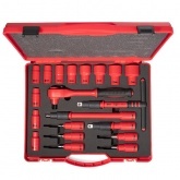 Набор КВТ диэлектрического инструмента 1/2 дюйма до 1000В 20 предметов НИИ-05