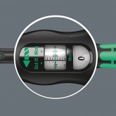 Динамометрический ключ с трещоткой с реверсом Wera, 1/2 дюйм, 10 - 50 Nm Click-Torque C 1