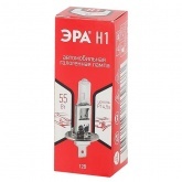 Лампа ЭРА H1 12V 55W P14,5s автомобильная галогенная, противотуманная, ближнего/дальнего света