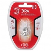 Автолампа ЭРА H3 12V 55W +50% PK22s BL (лампа головного света, противотуманные огни) 773328