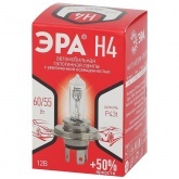 Автолампа ЭРА H4 12V 55W +50% P43t (лампа головного света) 769772