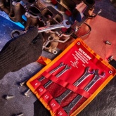 Набор ключей Rexant комбинированных трещоточных (8, 10, 13, 17, 19 мм), 5 шт., CrV