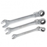 Ключ гаечный комбинированный трещоточный с шарниром серии KBT-PROFESSIONAL 14мм