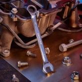 Ключ комбинированный трещоточный Rexant 14 мм, CrV, зеркальный хром