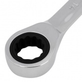 Ключ комбинированный трещоточный Rexant 14 мм, CrV, зеркальный хром