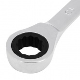 Ключ комбинированный трещоточный Rexant 13 мм, CrV, зеркальный хром