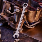 Ключ комбинированный трещоточный Rexant 13 мм, CrV, зеркальный хром