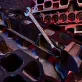 Ключ комбинированный трещоточный Rexant 13 мм, CrV, зеркальный хром