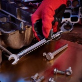 Ключ комбинированный трещоточный Rexant 13 мм, CrV, зеркальный хром