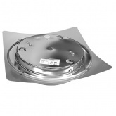 Светильник потолочный Квадрат хром 2х60Вт E27 IP44 СП 02 TDM