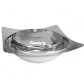 Светильник потолочный Квадрат хром 2х60Вт E27 IP44 СП 02 TDM