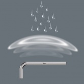 Г-образный ключ Wera метрический, хромированный, Hex-Plus, 2.0 mm 950