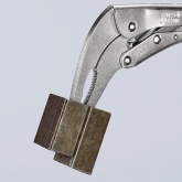 Клещи зажимные Knipex зажим до 20мм с длинными узкими губками под 70° L-200мм