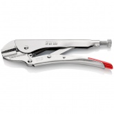 Клещи зажимные Knipex зажим до 25мм с плоскими губками L-225мм