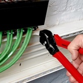 Клещи высечные для пластмассовых коробов Knipex диапазон 20х29мм вороненые 250 мм