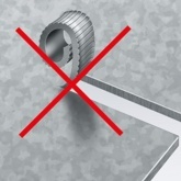 Клещи высечные (ножницы просечные по листовому металлу) Knipex L-280мм