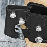 Просекатель для монтажа металлических профилей Knipex вороненые L-250мм