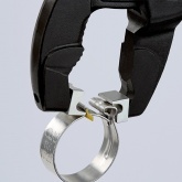 Щипцы для хомутов с защелкой Knipex фосфатированные L-250мм