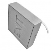 Светильник аварийный аккумуляторный EL52 Выход 1LED AC зеленый 110x110x20mm серебристый