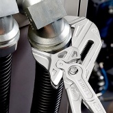 Клещи переставные-гаечный ключ Knipex 3 3/8 дюйма 85мм хромированные 1-к ручки L-400мм