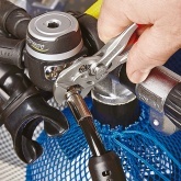 Клещи переставные-гаечный ключ Knipex 7/8 дюйма 23мм хромированные 1-к ручки L-125мм