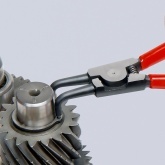 Щипцы Knipex для стопорных колец фосфатированные, черного цвета 170 мм