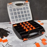 Ящик пластиковый для крепежа и инструмента PROconnect двухсторонний 325х280х85мм