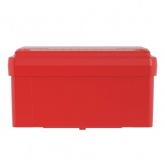 Коробка ответвительная Express DKC 100х100х50 с гладкими стенками цвет красный IP56