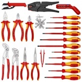 Чемодан с инструментом Knipex FOCUS Elektro 23 предмета