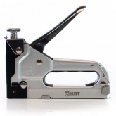 Степлер строительный КВТ СТС-1 Профи с пружинным ударным механизмом и скобами в комплекте