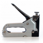 Степлер строительный КВТ СТС-1 Профи с пружинным ударным механизмом и скобами в комплекте