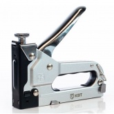 Степлер строительный КВТ СТС-1 Профи с пружинным ударным механизмом и скобами в комплекте