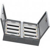 Щит металлический UNIVERSAL ЩРн-2х36з-1 74 на 72 модуля навесной с шинами N+PE 565х620х136 IP54 ИЭК