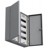 Щит металлический UNIVERSAL ЩРн-2х48з-1 74 на 96 модулей навесной с шинами N+PE 690х620х136 IP54 ИЭК