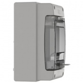 Щит влагозащищенный КМПн-4 IP66 на 4 модуля навесной пластиковый с прозрачной дверкой ИЭК