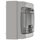 Щит влагозащищенный ИЭК КМПн-8 8 модулей навесной пластиковый IP66 прозрачная дверка