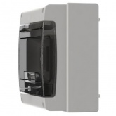 Щит влагозащищенный ИЭК КМПн-8 8 модулей навесной пластиковый IP66 прозрачная дверка