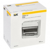 Щит влагозащищенный ИЭК КМПн-8 8 модулей навесной пластиковый IP66 прозрачная дверка