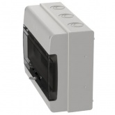 Щит влагозащищенный КМПн-16 IP66 на 16 модулей навесной пластиковый с прозрачной дверкой ИЭК