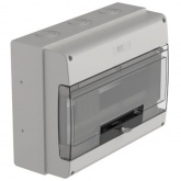 Щит влагозащищенный КМПн-16 IP66 на 16 модулей навесной пластиковый с прозрачной дверкой ИЭК