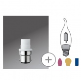 Патрон-переходник Paulmann с B22d на G9 белый