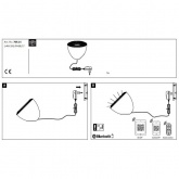 Настольная декоративная лампа Cornus Tischl. BLE 1x20W RGBW Bluetooth D150x129mm (Пульт 50001)
