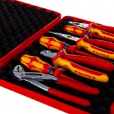 Чемодан с диэлектрическим инструментом Knipex VDE 1000V 7 предметов