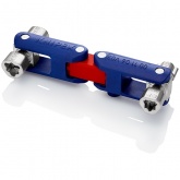 Ключ для электрошкафов Knipex,4 типа запоров