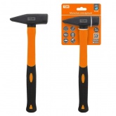 Молоток слесарный, 400 гр, кованый, с прорезиненной фиберглассовой рукояткой  Алмаз TDM