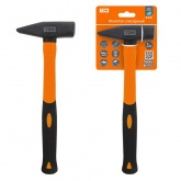 Молоток слесарный, 200 гр, кованый, с прорезиненной фиберглассовой рукояткой Алмаз TDM