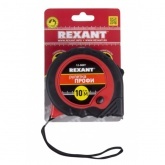 Рулетка Rexant Профи прорезиненный корпус 10 м х 25 мм