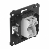 Переключатель одноклавишный в стену DKC Avanti, белое облако